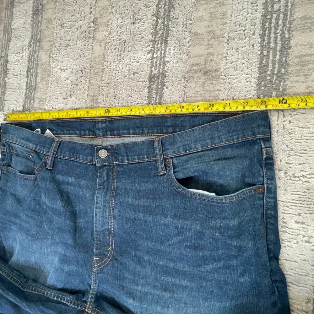 Levi Strauss 541 Athletic Taper Mens Blue Denim Jeans‎ 46x30 Inseam 28
